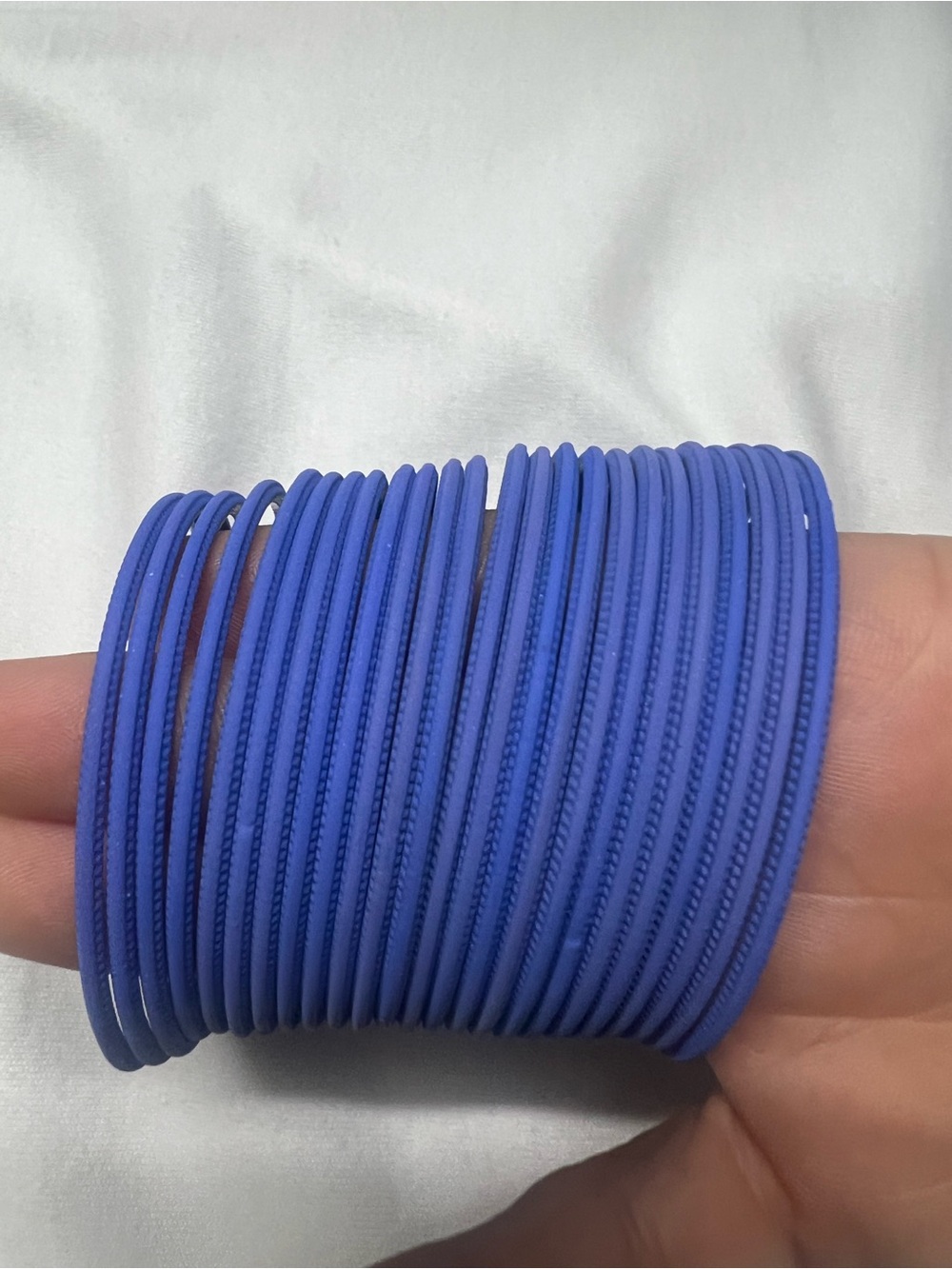 Women’s Blue Elastic Hair Bands - Multipack